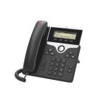 Telefono IP Cisco 7811 Nero/Argento 1 linea PoE Scrivania/Parete