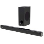 Barra de sonido Audizio SB82S 2.0 120W Bluetooth 5.3 HDMI ARC Subwoofer Negra