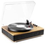 Tocadiscos Fenton RP162LW Bluetooth USB tracción por correa MP3 madera