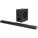 Barra de Sonido Audizio SB96S 2.1 180W Bluetooth 5.3 HDMI ARC Subwoofer Negra