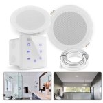 Altavoz baño Power Dynamics A50 40W RMS Bluetooth USB microSD táctil