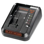Carregador Black & Decker BDC1A 14.4-18V Ião Lítio Preto
