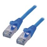 Cable réseau MCL Cat6a 1,5 m S/FTP Bleu