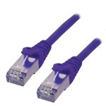 Cable de red MCL Cat6 5 m púrpura F/UTP RJ-45