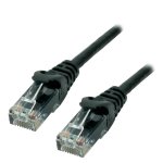 Cable de red MCL FCC6M-5M/N 5 m Cat6 U/UTP RJ-45 Negro