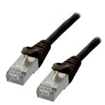 Cable réseau MCL RJ45 Cat6 10 m Noir F/UTP