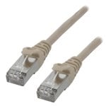 Cable de red MCL Cat6a S/FTP 1 m gris