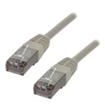 Cavo di rete MCL Cat5E 2 m F/UTP RJ-45 Grigio