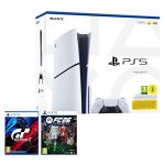 Sony PlayStation 5 Slim Chasis E + Gran Turismo 7 + EA SPORTS FC 26