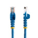 Cable réseau StarTech Cat5e UTP 10 m bleu RJ45 sans accrocs