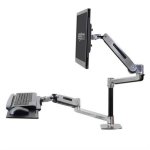 Ergotron WorkFit-LX Support Moniteur Bureau 42" VESA 75x75 à 100x100 Max 11,3Kg