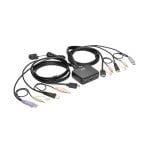 Conmutador KVM EATON B032-HUA2 2 Puertos HDMI USB Audio Compacto