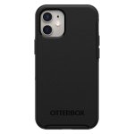 Funda pour mobile OtterBox Symmetry Cover Polycarbonate Noire Antimicrobienne pour iPhone 12/12 Pro