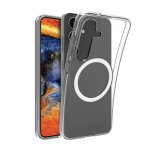 Custodia per cellulare dbramante1928 Greenland Pro Qi2 plastica trasparente per Galaxy S25