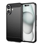 Funda para móvil DLH DY-PS5305 Cover silicona negra para iPhone 16 Plus