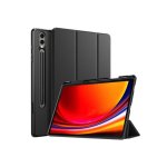 Funda Folio DLH pour Samsung Galaxy Tab S9+ 12.4" Noir