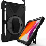 Funda DLH pour iPad 10.2" (2021) / iPad 9, Protection Antichocs, Noire