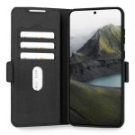 Funda para móvil dbramante1928 Oslo Pro libro plástico negro magnética para Galaxy S25 FE