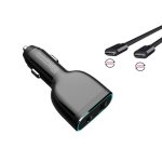 Cargador Coche DLH DY-LI4060 USB-C 78W Power Delivery y QC 3.0
