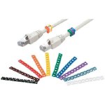 Bride d'identification de câbles MCL 9RP-09/7 multicolore PVC 100 pièces