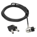 Câble antivol Urban Factory SECURITEE 1,5 m avec serrure à combinaison acier galvanisé noir