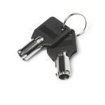 Llave DICOTA D31544 pour câbles de sécurité, 2 pièces, noir