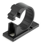 StarTech Kabelclips selbstklebend schwarz 17mm 100 Stück