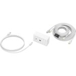 Régua de tomadas Vision TC3-PK10M 2 tomadas HDMI USB 3.2 Gen 1 branca