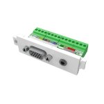 Steckdosenleiste Vision TC3 VGAF3.5MM 2 VGA-Steckplätze und 3,5 mm weiß kompakt