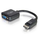 Adaptateur DisplayPort vers VGA actif C2G 20 cm noir