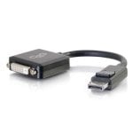 Adattatore Convertitore DisplayPort a DVI-D Single Link C2G 20 cm Nero