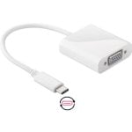 Adattatore USB-C a VGA DLH 15 cm Bianco