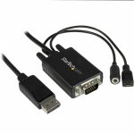 Kabel Adapter DisplayPort auf VGA mit Audio 3 m StarTech