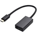 Adaptador DLH USB Tipo C a DisplayPort 0,21 m 4K 60 Hz Negro