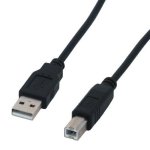 Cable USB 2.0 A/B MCL 2 m Negro Macho/Macho