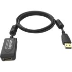 Cable USB Vision TC 5MUSBEXT+/BL 5 m USB 2.0 Noir