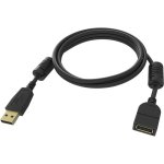 Cable USB 2.0 Vision TC-2MUSBEXT-BL 2 m Negro