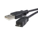 Cable USB A à Micro B StarTech.com 3 m Noir USB 2.0