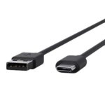 Cable USB DLH DY-TU2709B 2 m USB A vers USB C USB 3.2 Gen 1 Noir