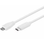 Câble USB C vers Micro-USB B DLH DY-TU2702W 1 m USB 2.0 Blanc