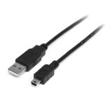 Cavo USB 2.0 A a Mini B StarTech 0,5 m Nero