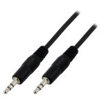 Cable audio MCL jack 3.5mm macho a macho 5 m noir