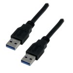Cable USB 3.0 MCL 2 m Macho/Macho Noir 5 Gbit/s
