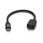 Adattatore USB-C maschio a USB-A femmina C2G USB 3.2 Gen 1 5 Gbps Nero