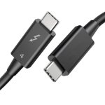 Câble USB-C à USB-C DLH DY-TU5385B 1 m 40 Gbit/s Noir
