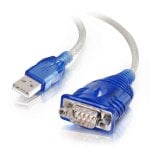 Adattatore USB a Serie DB9 C2G 0,45 m Blu