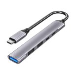 Hub DLH 5 Ports 5000 Mbps Modell DY-TU4990 mit 100 W Ladefunktion und Rundkabel