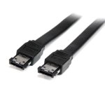 Cable eSATA StarTech.com Macho a Macho 0,9 m Negro