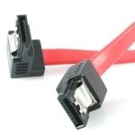 Cable SATA StarTech 45 cm angle droit avec verrous