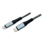 Cable MCL Lightning a USB-C 1 m 60 W Gris